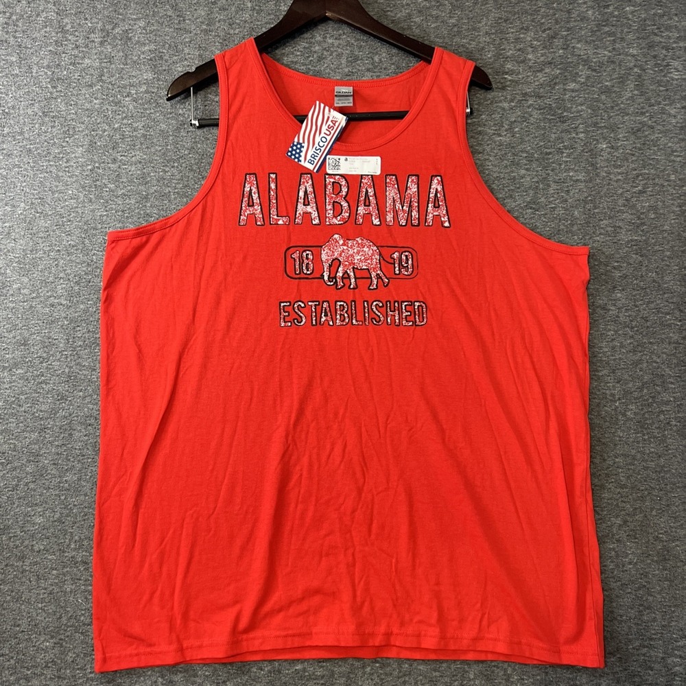 New With Tags Alabama Crimson Tank Top Men's 3XL Red
